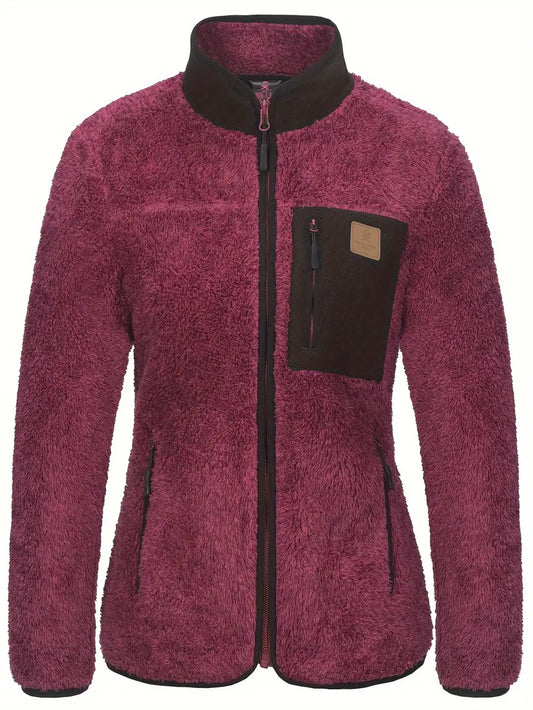 Fleece Sherpa jas voor dames – Elody