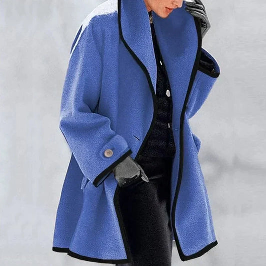 Warme Winterjas met Elegante Dubbele Knopenrij – Anna