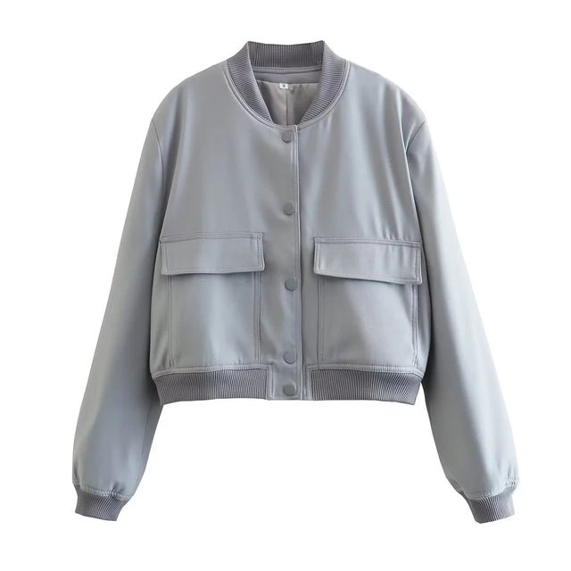 Trendy geknipt bomberjack voor dames – Emma
