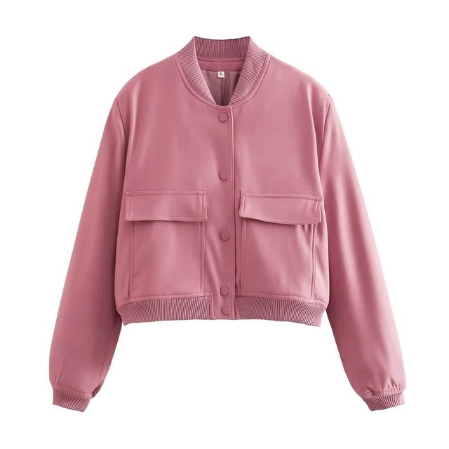 Trendy geknipt bomberjack voor dames – Emma