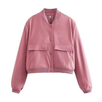 Trendy geknipt bomberjack voor dames – Emma