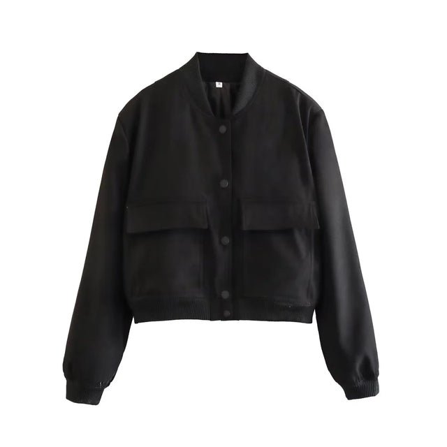 Trendy geknipt bomberjack voor dames – Emma