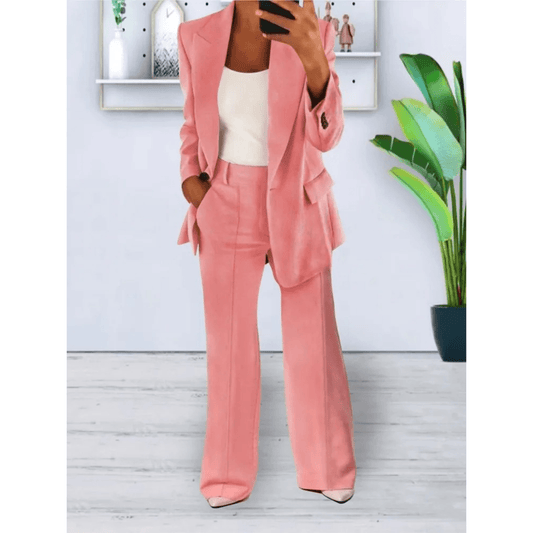 Casual Blazer & Broek Set voor Dames – Sophie