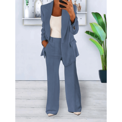 Casual Blazer & Broek Set voor Dames – Sophie