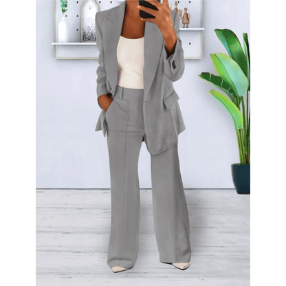 Casual Blazer & Broek Set voor Dames – Sophie