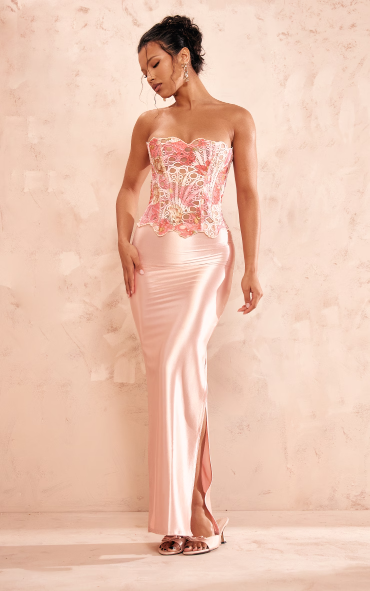 Kanten bustier top met baleinen voor dames – Nura