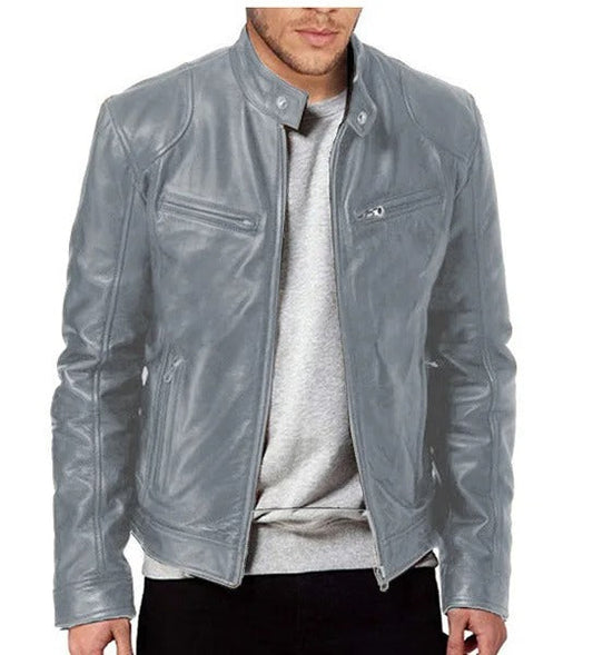 Leren Herenjas voor Winter – Thomas