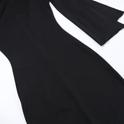 Maxi avondjurk off shoulder met strik dames – Aurelia