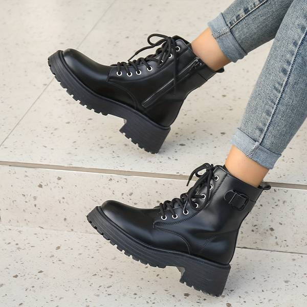 Luxe Leren Dameslaarzen voor Stijlvolle Look – Reza