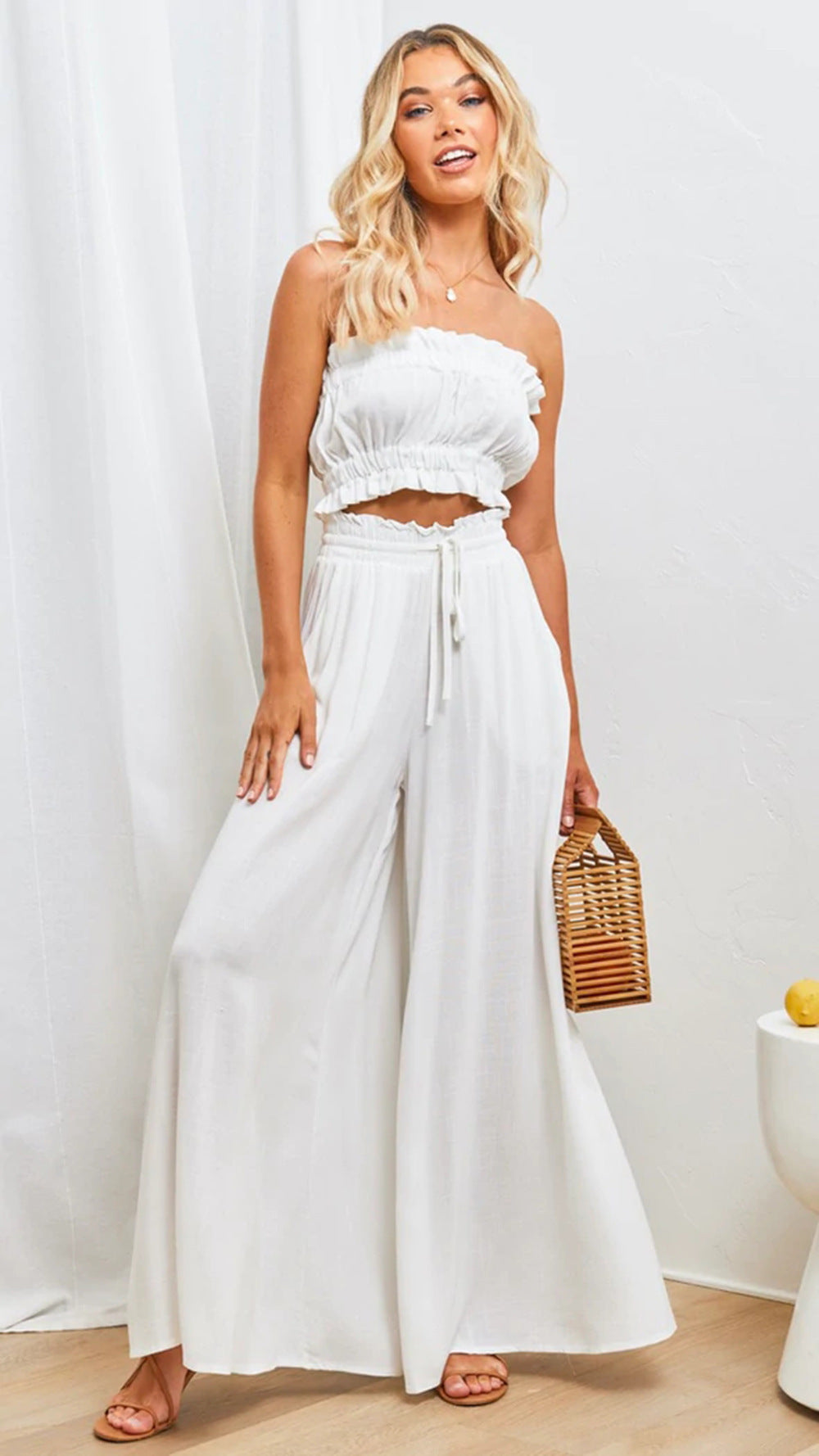 Wijde Pijpen Damesbroek met Chic Silhouet – Liana