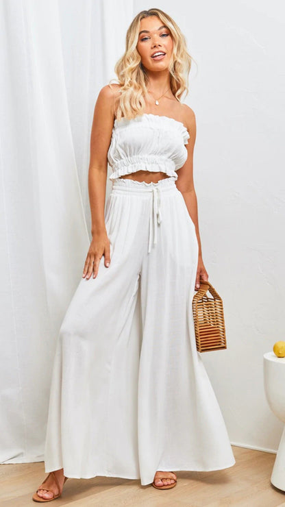 Wijde Pijpen Damesbroek met Chic Silhouet – Liana