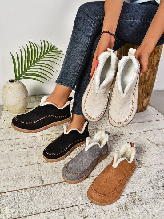 Warme Damespantoffels voor Wintercomfort en Grip – Sophie