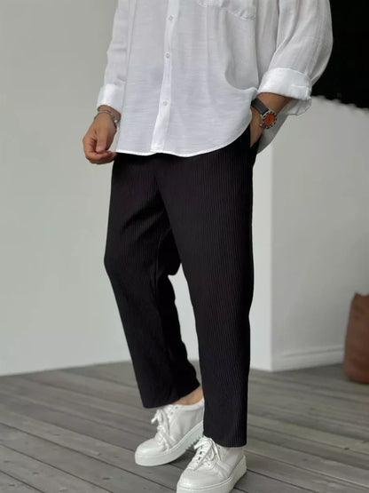 Heren broek lichtgewicht ademend elegant comfort – Solvaro
