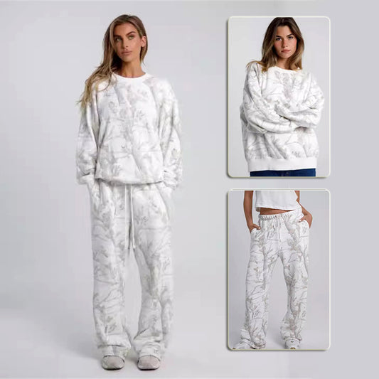 Stijlvolle Camouflage Hoodie Set Voor Vrouwen - Lisa