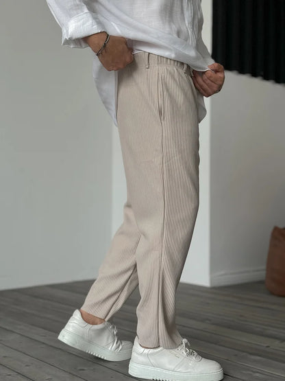 Heren broek lichtgewicht ademend elegant comfort – Solvaro