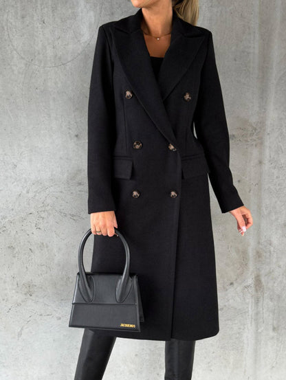 Elegante Lange Winterjas Voor Stijlvolle Looks – Mila