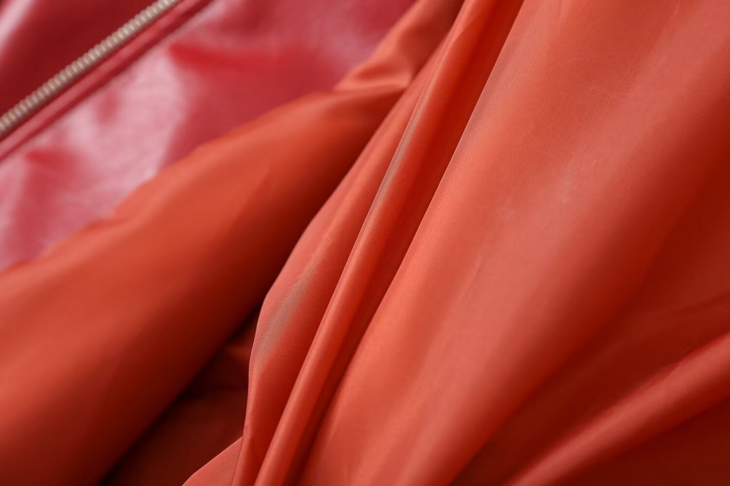 Synthetisch leren bomberjack voor dames – Sophia