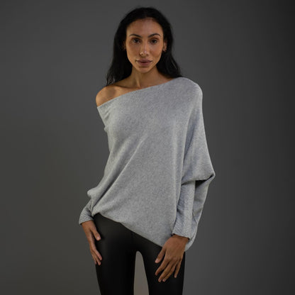 Stijlvolle off-shoulder trui voor een elegante look – Isabella