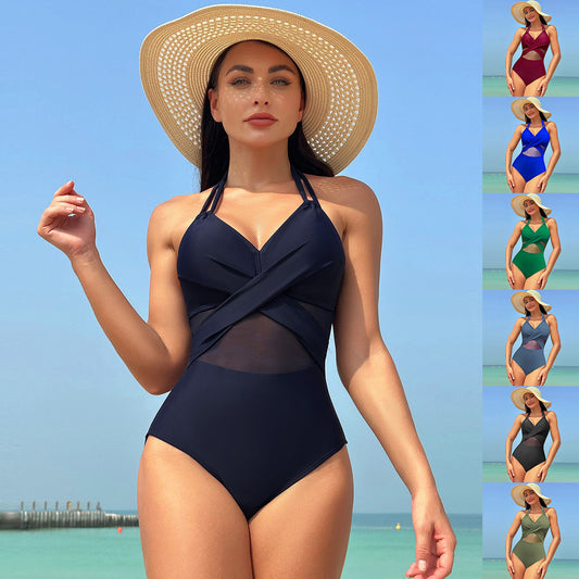 Stijlvolle Halter Badpak Voor Strand Vakantie - Anna