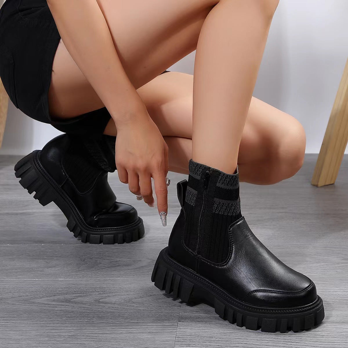 Warme Winterlaarzen Met Antislip Zool – Sophie