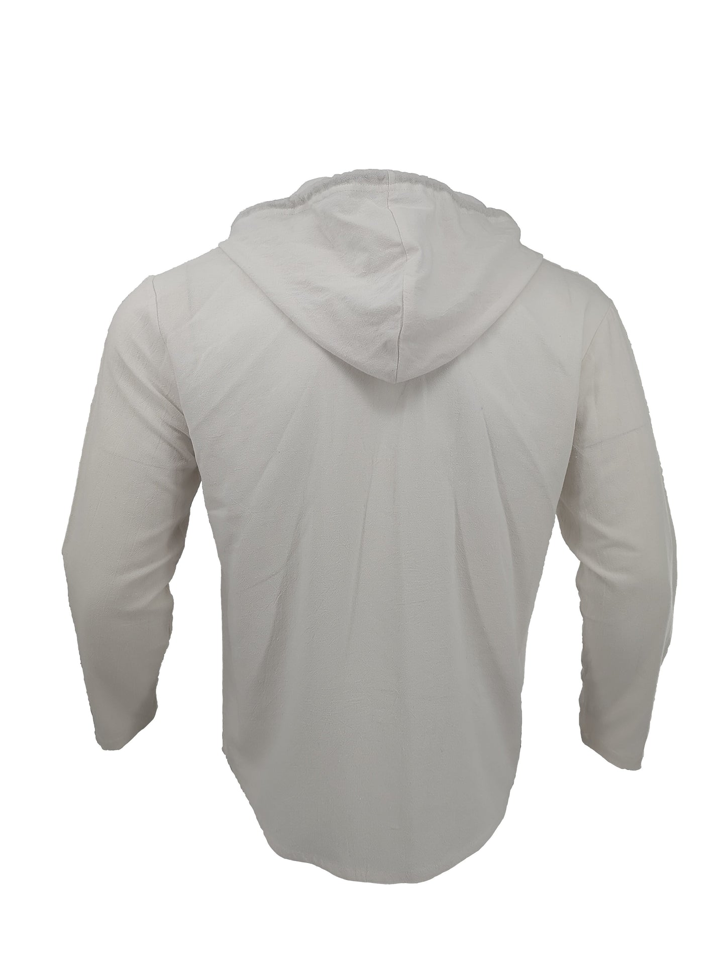 Heren Casual Hooded Shirt Katoen Linnen – Thomas