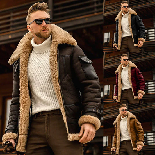 Heren leren jas voor herfst en winter met tijdloze look – Ardeon
