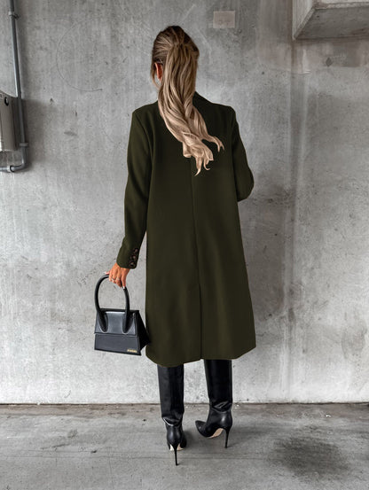 Elegante Lange Winterjas Voor Stijlvolle Looks – Mila