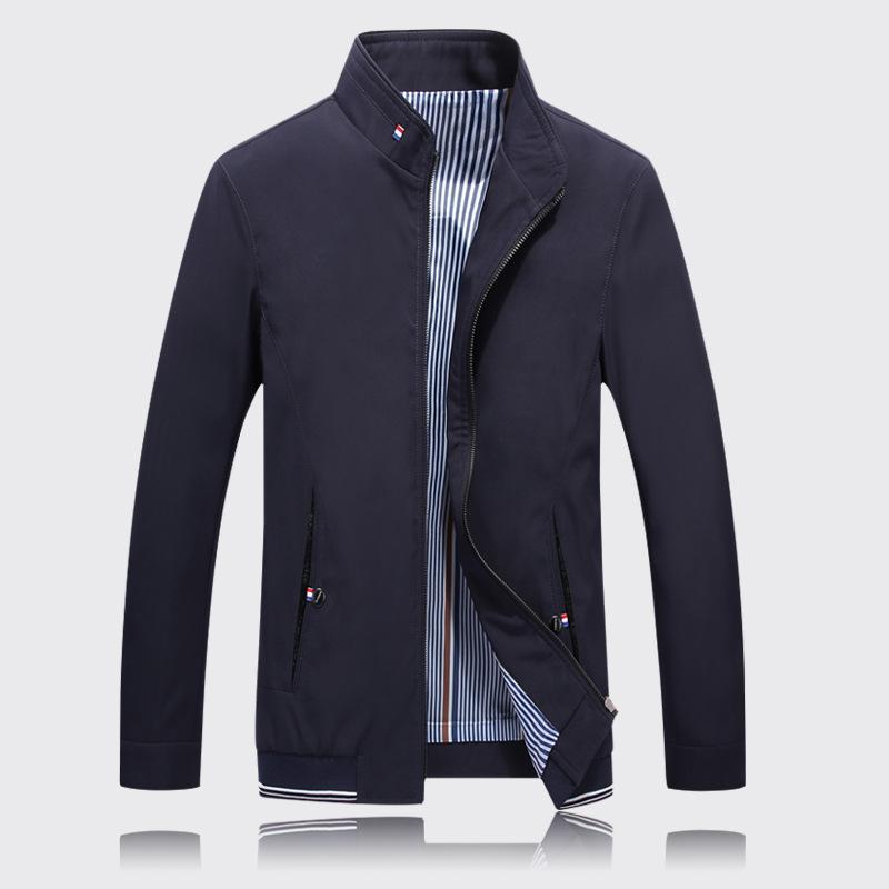Casual Herenjas Met Opstaande Kraag – David