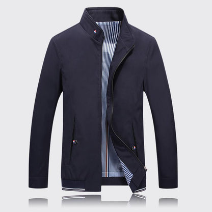 Casual Herenjas Met Opstaande Kraag – David