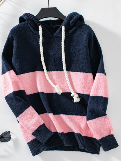 Casual hoodie met koord en comfortabele pasvorm – Julia