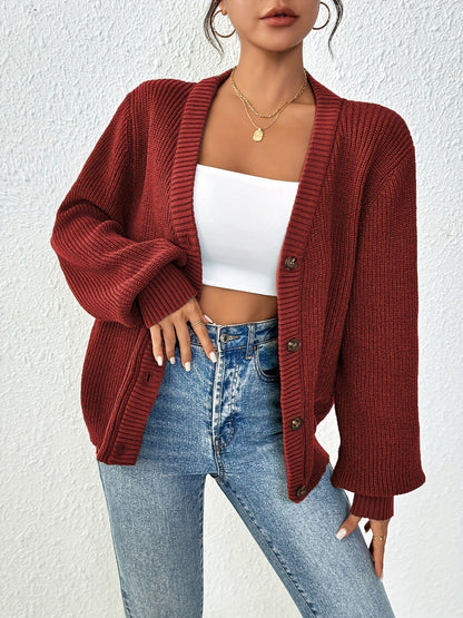 Stijlvol vest met knopen en V-hals – Olivia