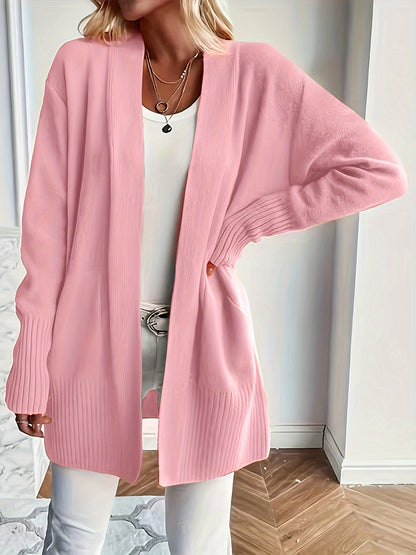 Lang dames vest met V-hals en stijl – Livia