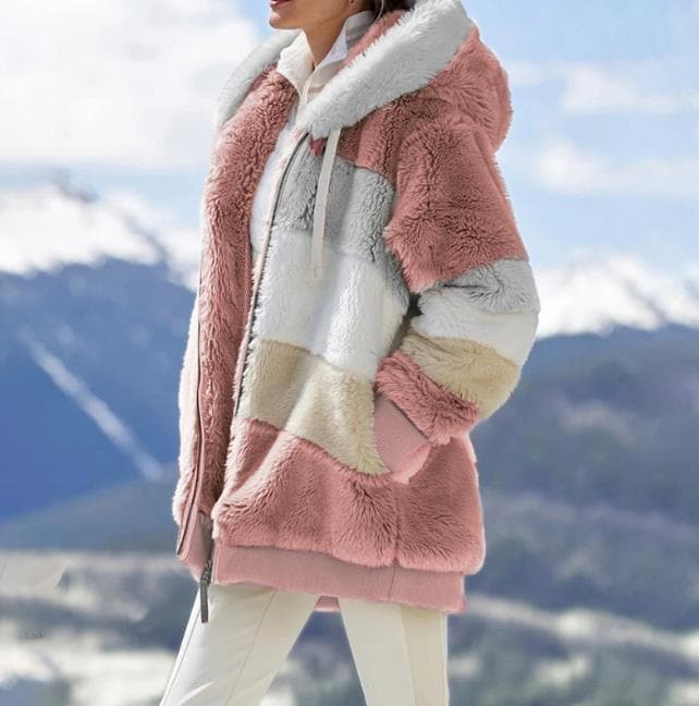 Warme oversized winterjas voor dames – Fleur