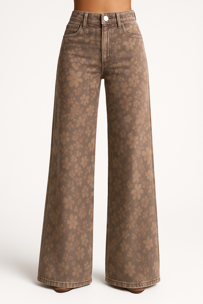 Brede Damesjeans voor Comfort en Stijl – Élise