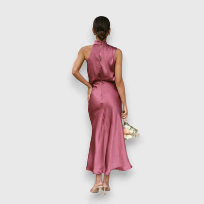 Midi feestjurk dames elegant flatterend chic – Lurevina