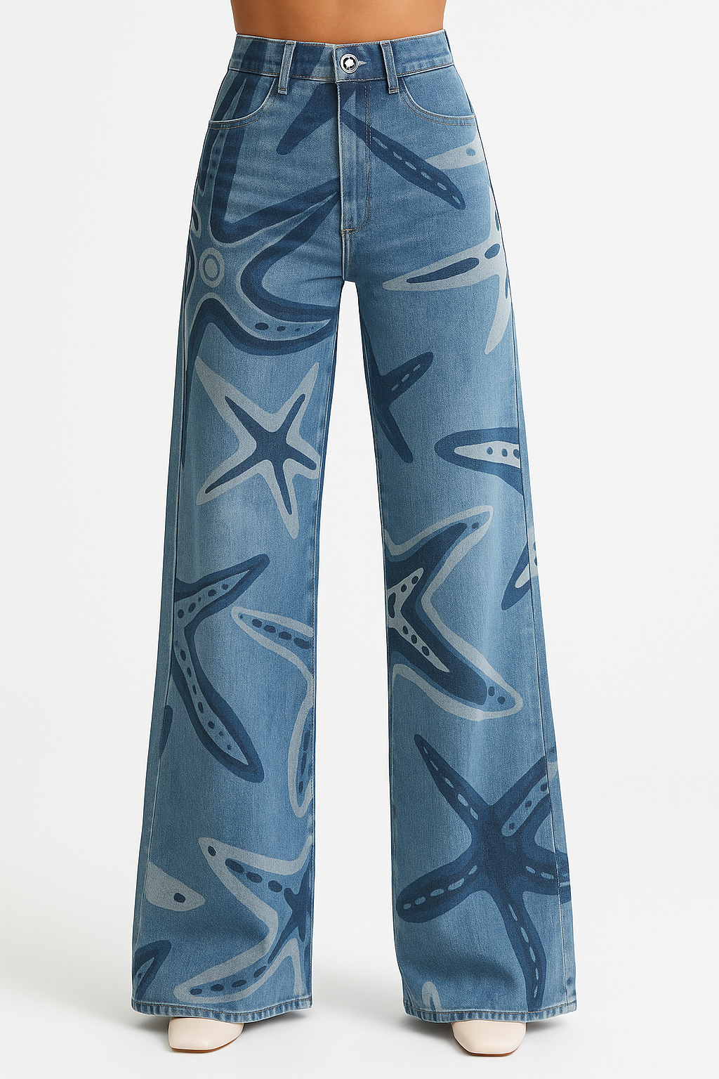 Brede Damesjeans voor Comfort en Stijl – Élise