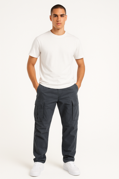 Oversized cargo broek heren comfortabel met zakken – Finn