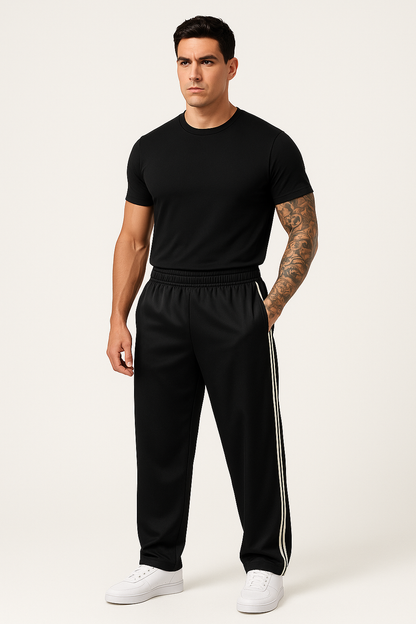 Sweatpants heren comfortabel ademend met relaxte pasvorm – Jesse
