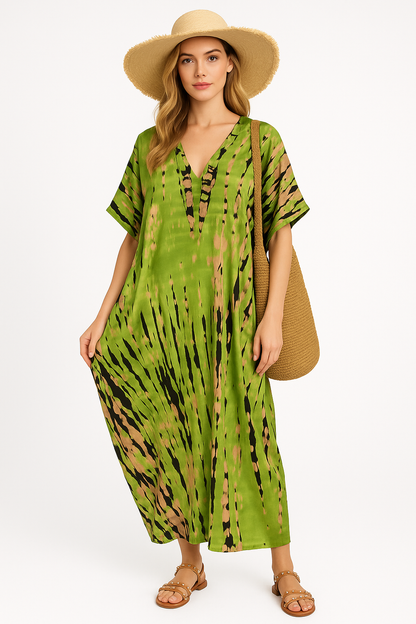 Losse Boho Kaftan Jurk voor Dames – Rivayna