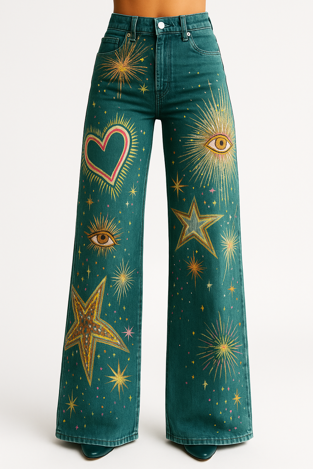 Brede Damesjeans voor Comfort en Stijl – Élise
