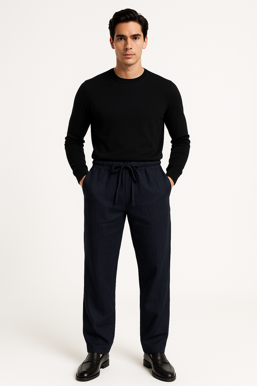 Linnen Herenbroek voor Zomercomfort en Stijl – Hendrik