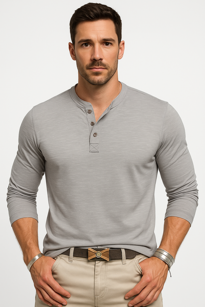 Quick-dry heren sportshirt met lange mouwen – Aron