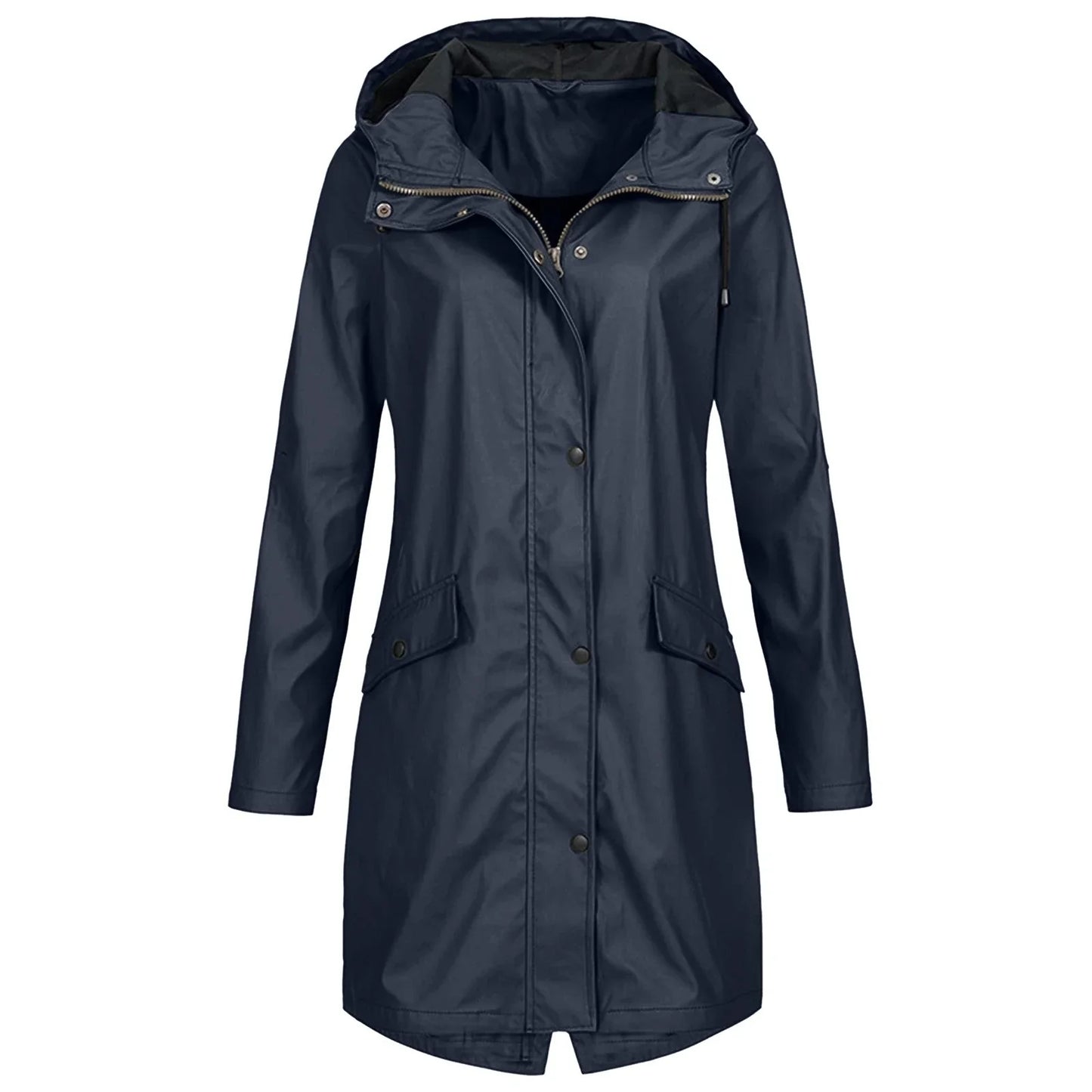 Winddichte Regenjas voor Elegantie en Bescherming – Julia