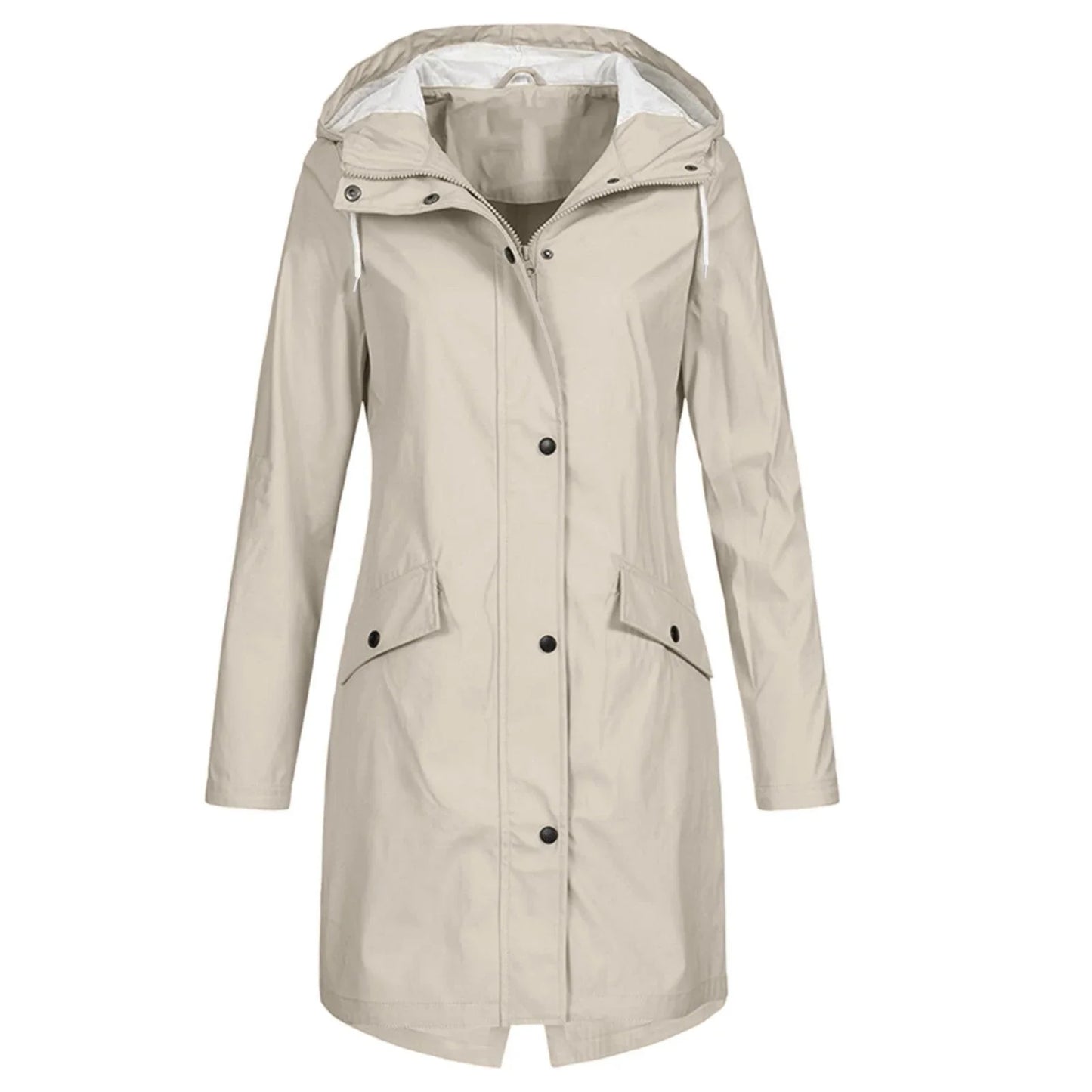 Winddichte Regenjas voor Elegantie en Bescherming – Julia