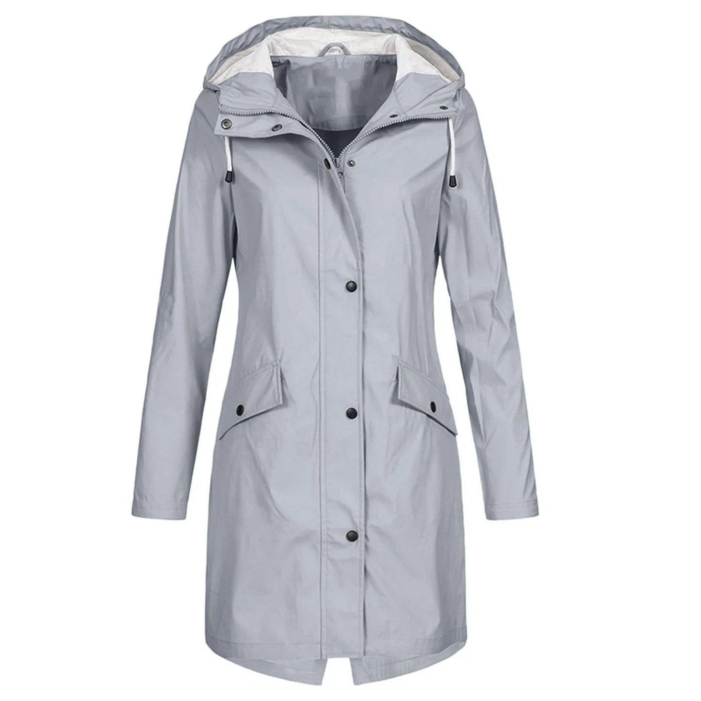 Winddichte Regenjas voor Elegantie en Bescherming – Julia
