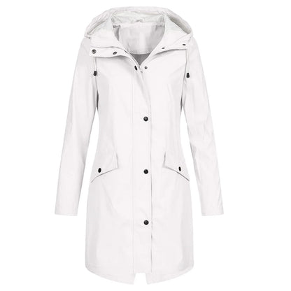 Winddichte Regenjas voor Elegantie en Bescherming – Julia