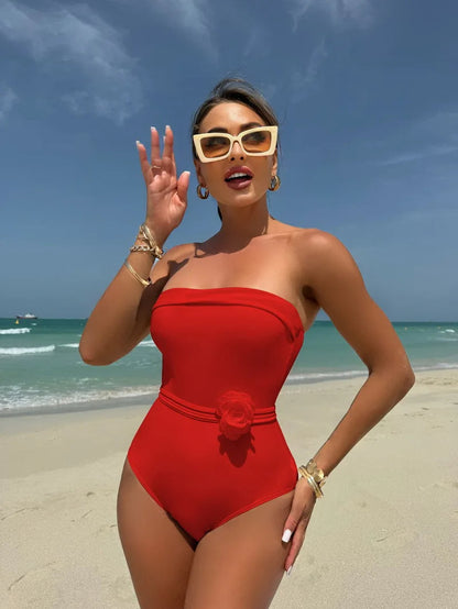 Monokini Halter Ceintuur Verstelbare Pasvorm – Aralina
