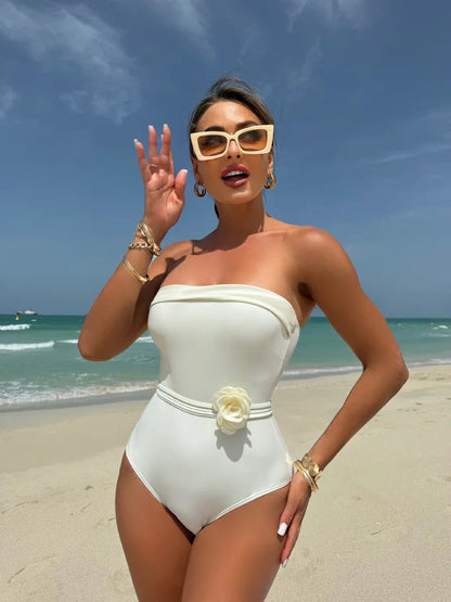 Monokini Halter Ceintuur Verstelbare Pasvorm – Aralina