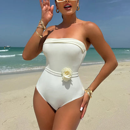 Monokini Halter Ceintuur Verstelbare Pasvorm – Aralina
