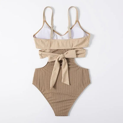 Boho Badpak met Open Rug en Diepe Halslijn – Maraniva